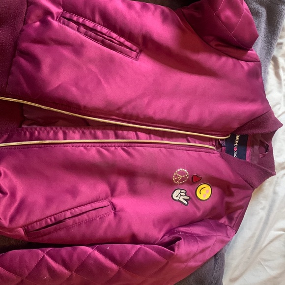 Purple Children’s jacket With patches from the limited too - Picture 1 of 5